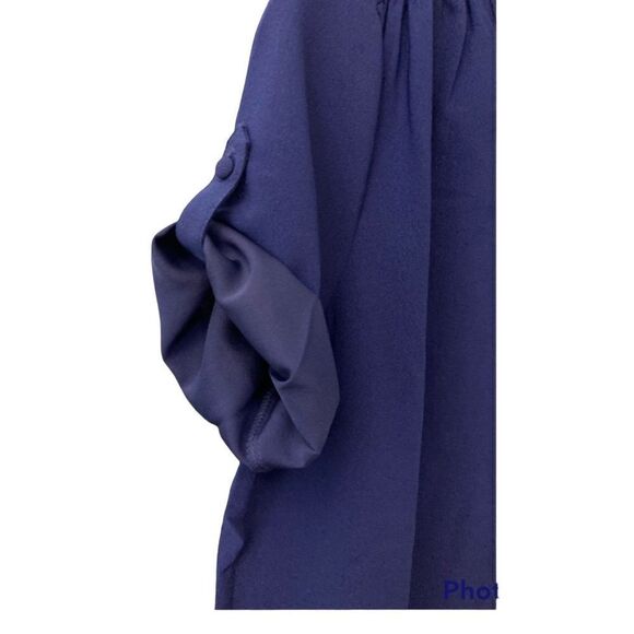 Naked Zebra Navy Blue Dress Size Large - Picture 3 of 5